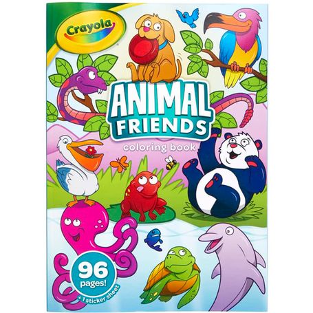 Libro para colorear Crayola Animal Friends 96 Páginas - 945330 Libro para colorear Crayola Animal Friends 96 Páginas - 945330