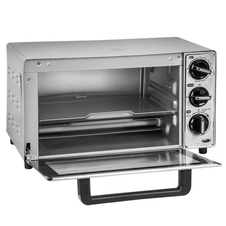 Horno Tostador Electrico De Acero Inoxidable Cocinero De Pizza Familiar,  Blanco