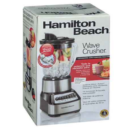 HAMILTON BEACH WAVE-ACTION BLENDER, ROJO LICUADORA