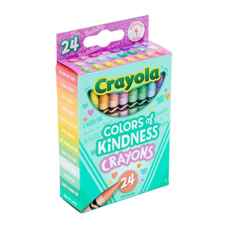 Pack 24 unds Lápices de Cera Crayola Colors of Kindness - 987032